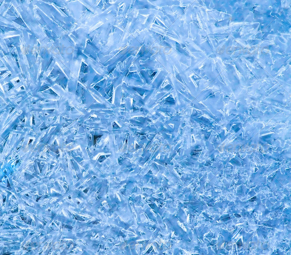 Ice crystal pattern
