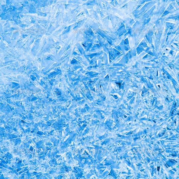 Ice crystals texture background