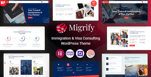 Migrify - Immigration Visa Consulting WordPress Theme