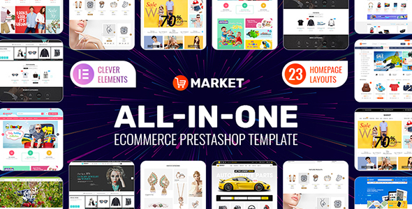 Market - Elementor Multipurpose PrestaShop 1.6 and 1.7 Theme