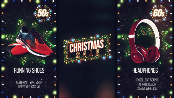 Christmas Sale Promo Openers template preview