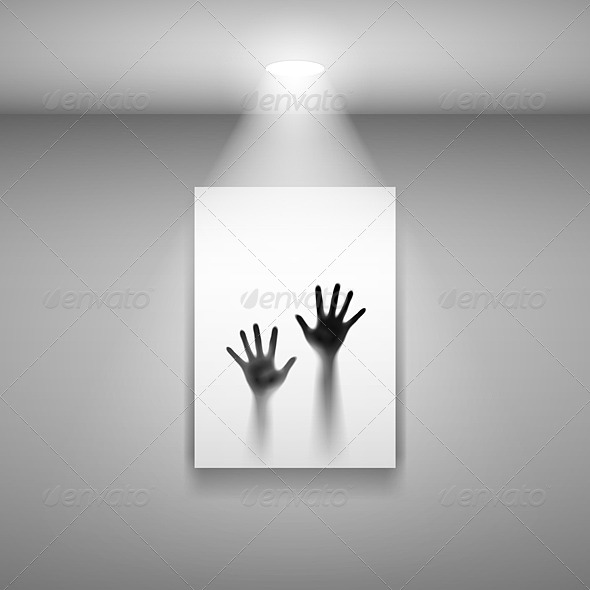 Two Open Hands on Picture - People Characters