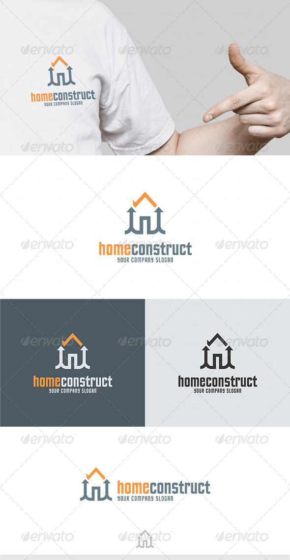 Home Construct Logo - Buildings Logo Templates