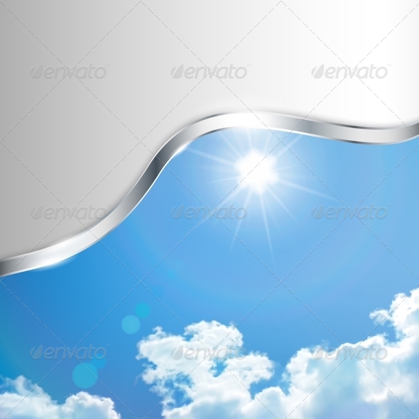 Abstract Background with Sky - Backgrounds Decorative