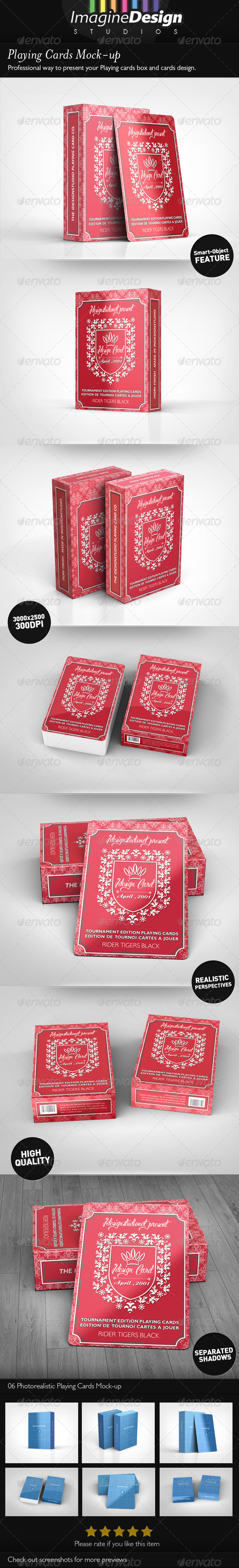 Playing Cards Mock-up - Miscellaneous Packaging
