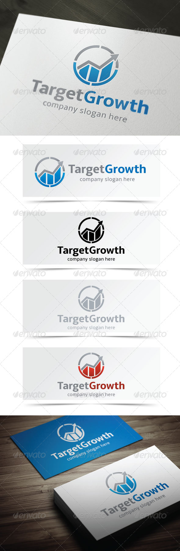 Target Growth - Symbols Logo Templates