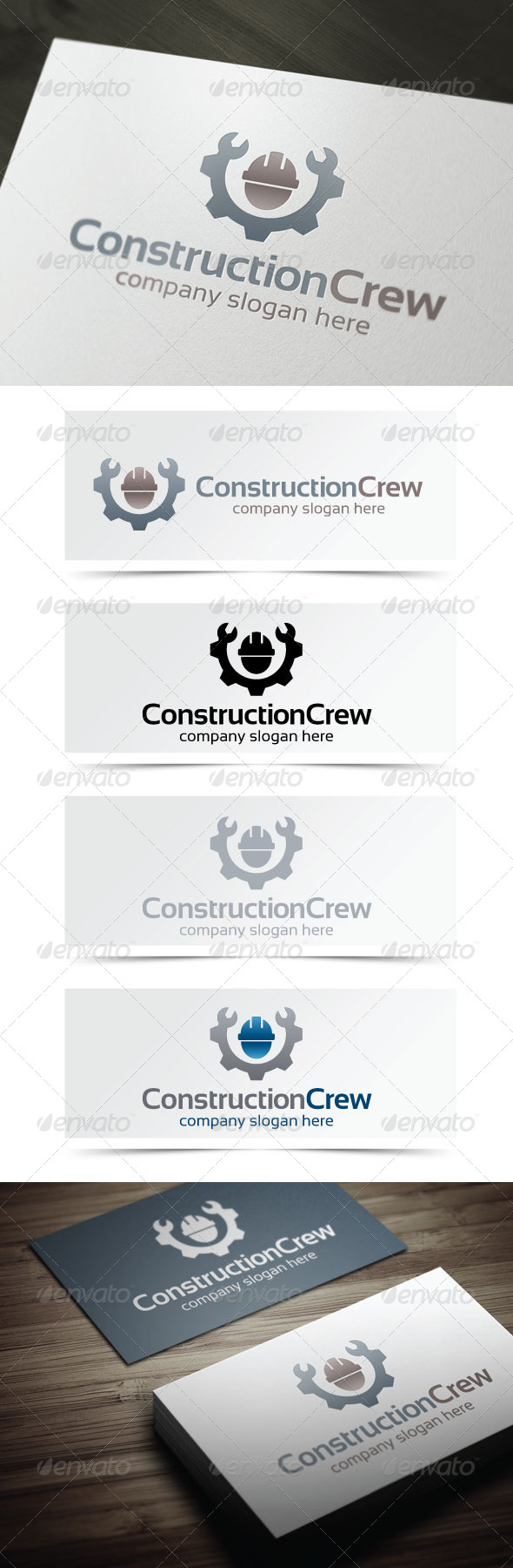Construction Crew - Objects Logo Templates
