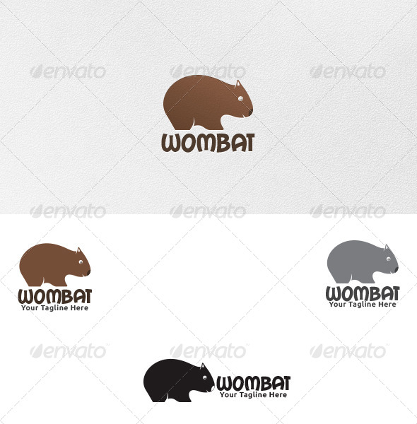 Wombat - Logo Template - Animals Logo Templates