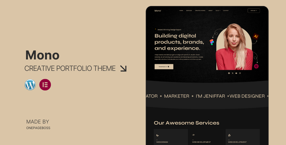 Monos - Creative Portfolio Theme