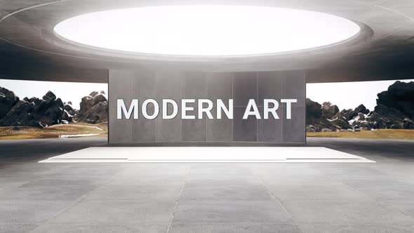 Futuristic Room Modern Art