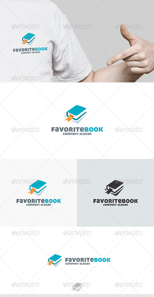 Favorite Book Logo - Symbols Logo Templates