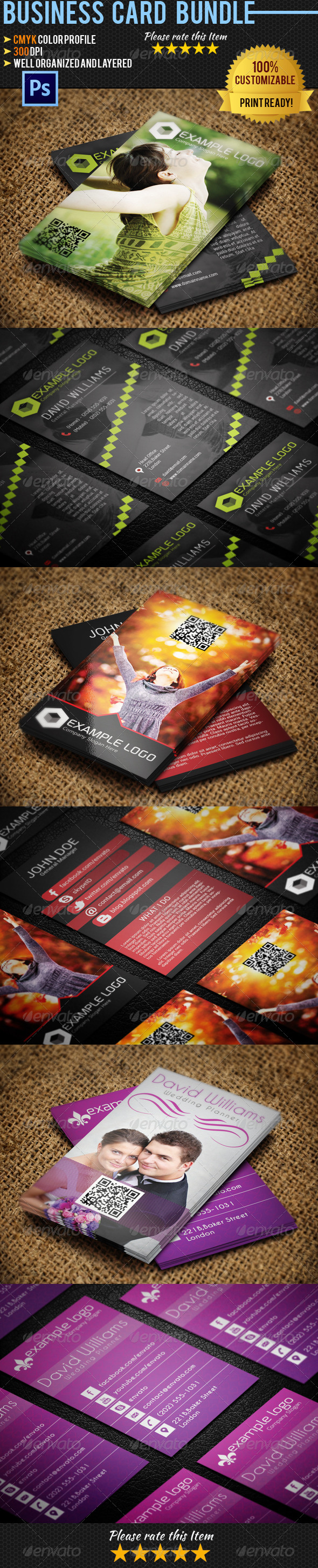 Creative Business Card Bundle 01 - Creative Business Cards