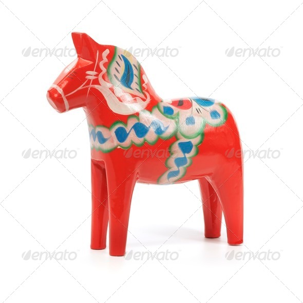 Dalecarlian horse - Stock Photo - Images