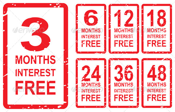 Interest Free Rubber Stamps - Concepts Business