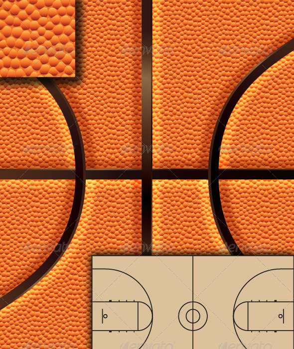 Basketball Background Set + - Backgrounds Decorative