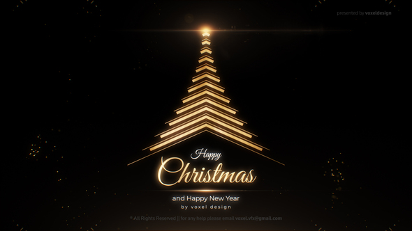 Happy Christmas Opener Openers template preview