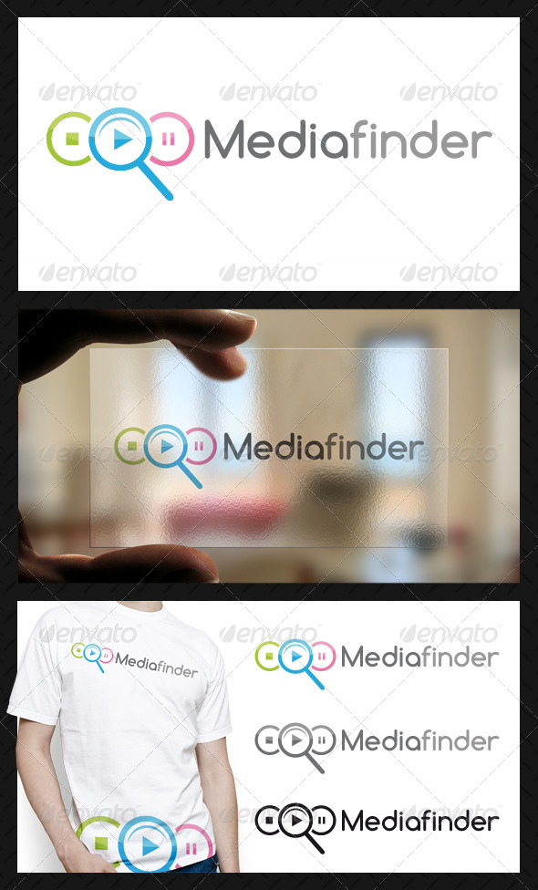 Media Finder Logo Template - Objects Logo Templates