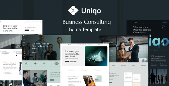 Uniqo - Business Consulting Figma Template