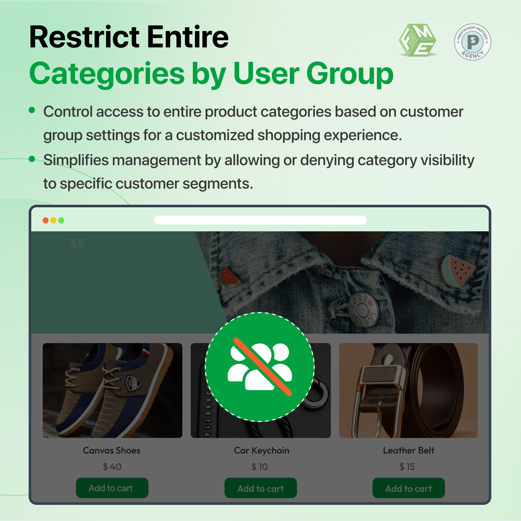 Prestashop Restrict Products, Category & CMS By Customer Groups Module ...
