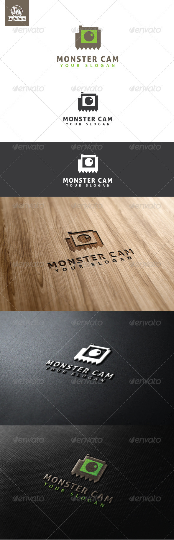 Monster Cam Logo Template - Humans Logo Templates