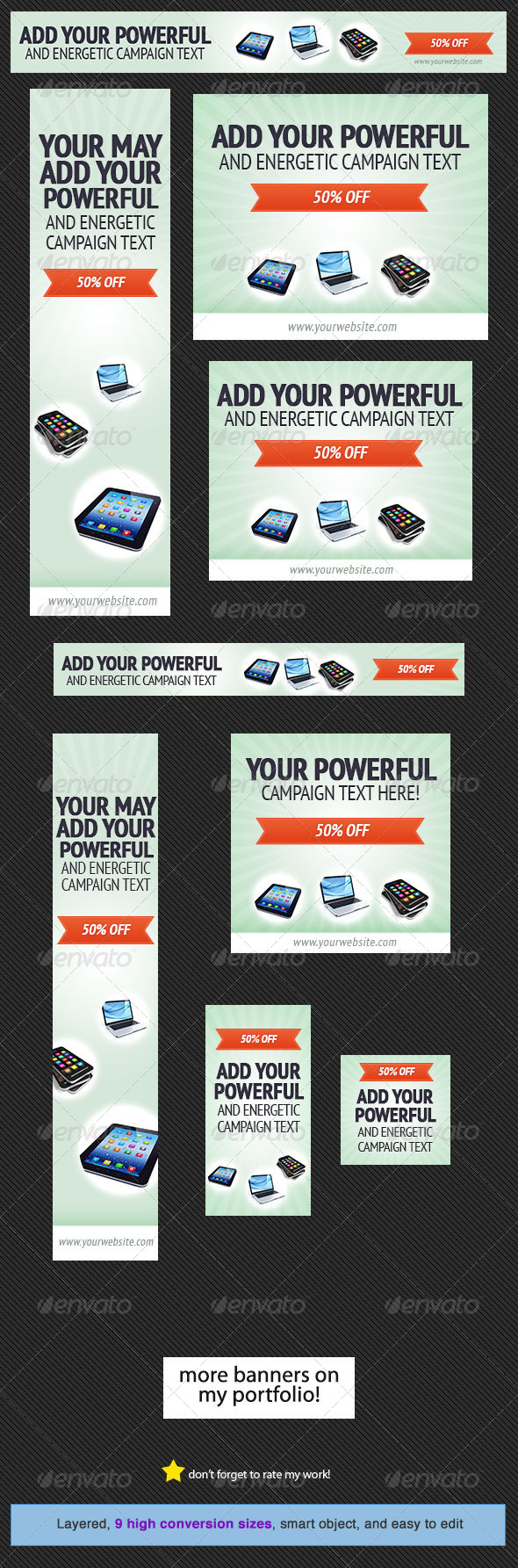 Discount Web Banner Design - Banners & Ads Web Elements