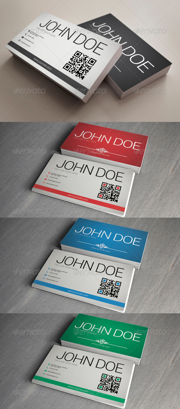 Clean Business Card - Corporate Business Cards