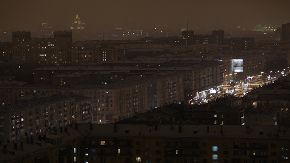Night Moscow Time Lapse alt