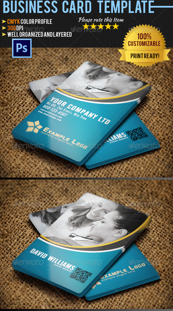 Corporate Business Card 027 - Corporate Business Cards