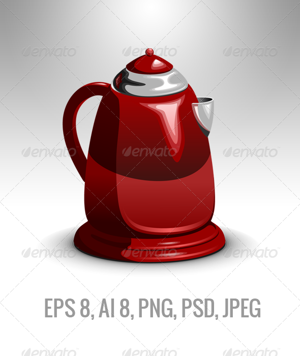 Electric Teapot - Man-made Objects Objects
