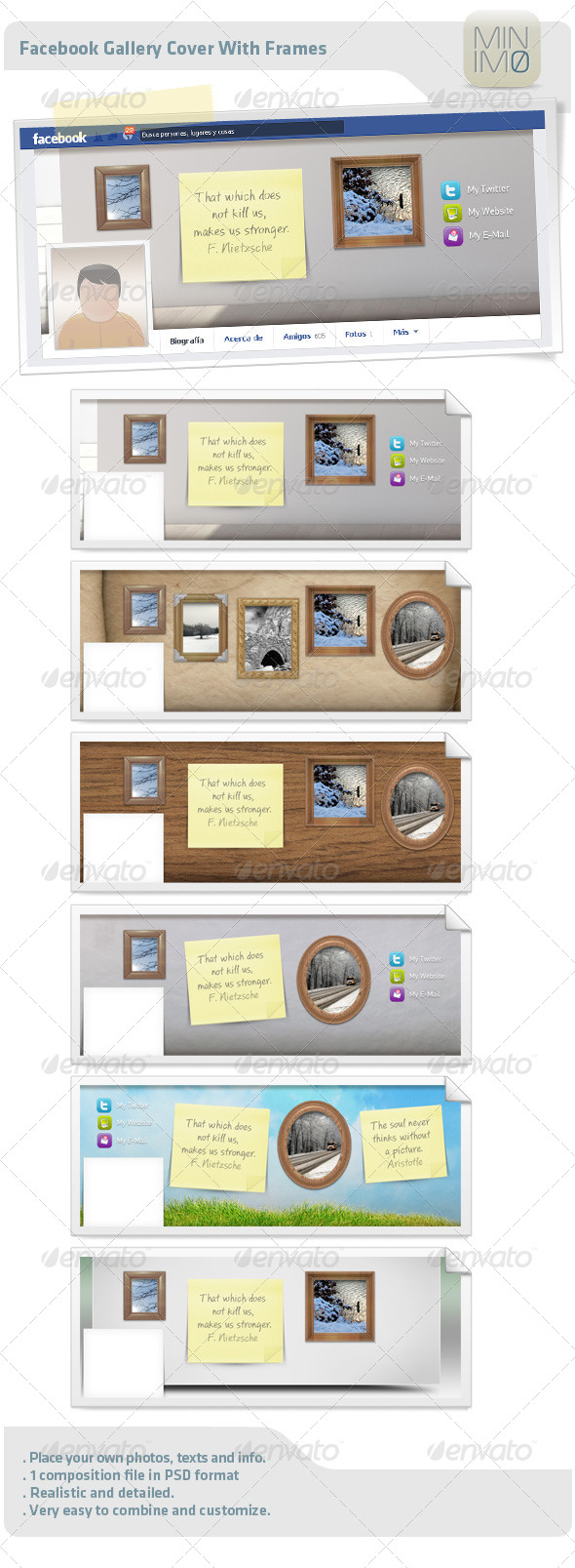 Fb Gallery Cover With Frames - Facebook Timeline Covers Social Media