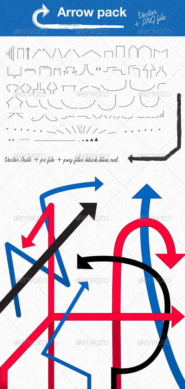 Vector Arrow Pack - Web Elements