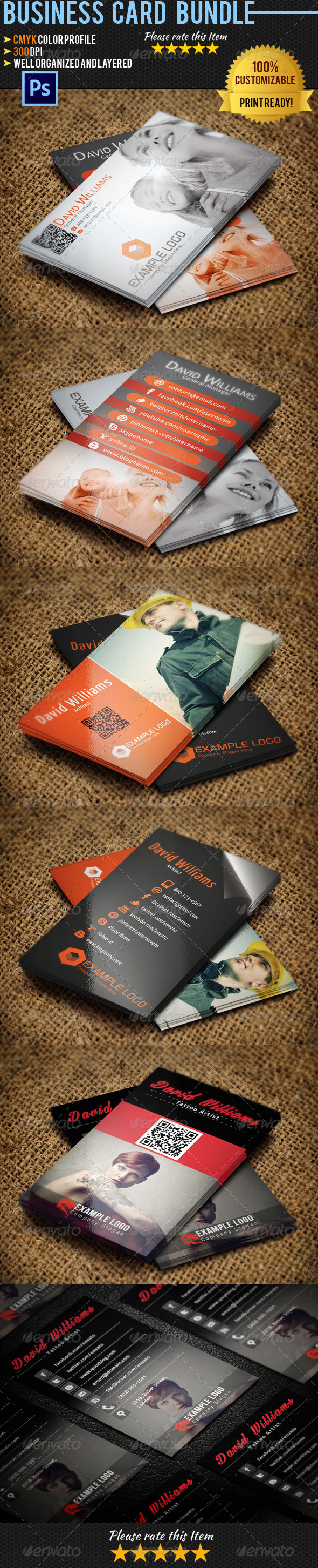 Industry Specific Business Card Bundle - Industry Specific Business Cards