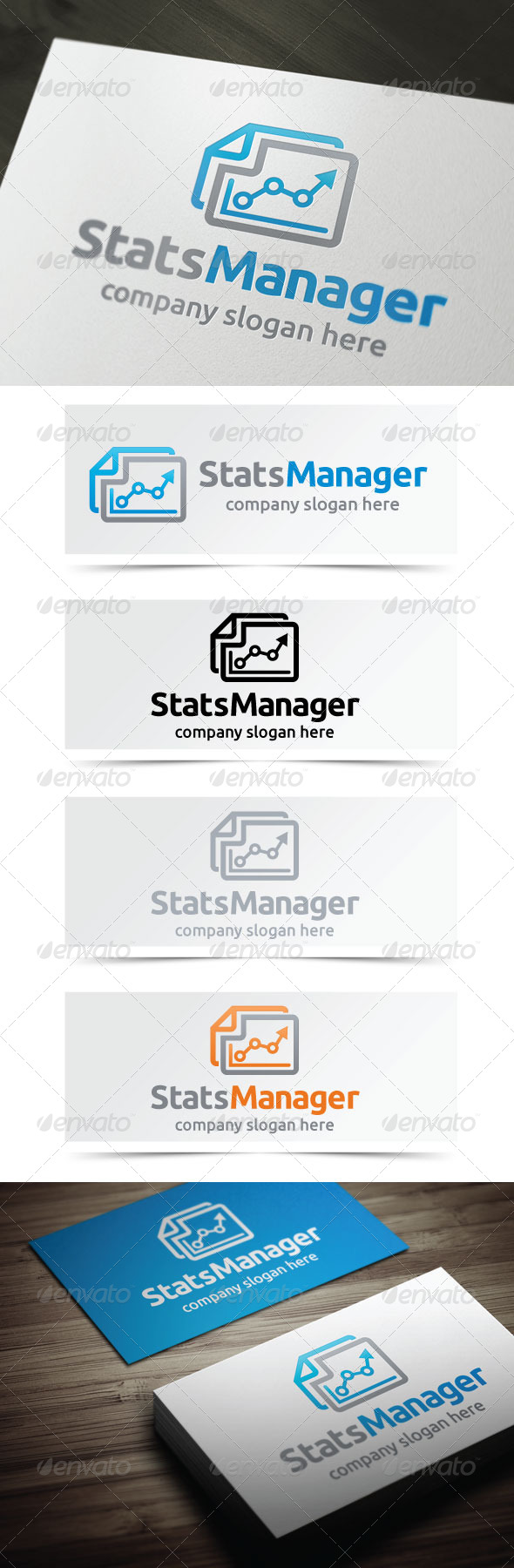Stats Manager - Symbols Logo Templates