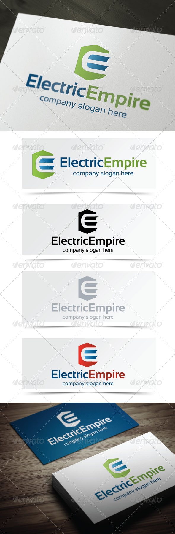 Electric Empire - Letters Logo Templates