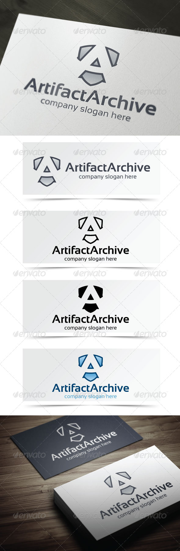 Artifact Archive - Letters Logo Templates