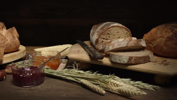 Handmade organic gourmet breads