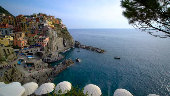 Manarola Village  Cinque Terre Coast of Italy alt