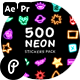 Neon Stickers Pack - VideoHive Item for Sale