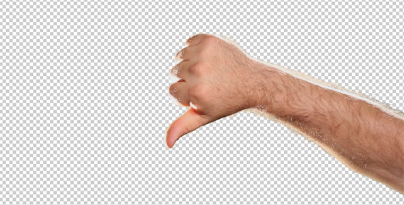Hand Gestures - Thumbs Down