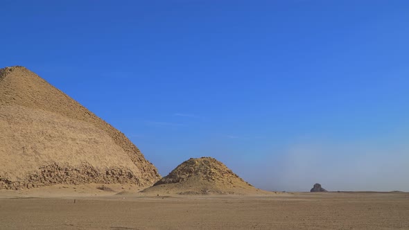 The Bent Pyramid Is an Ancient Egyptian Pyramid Located at the Royal Necropolis of Dahshur alt