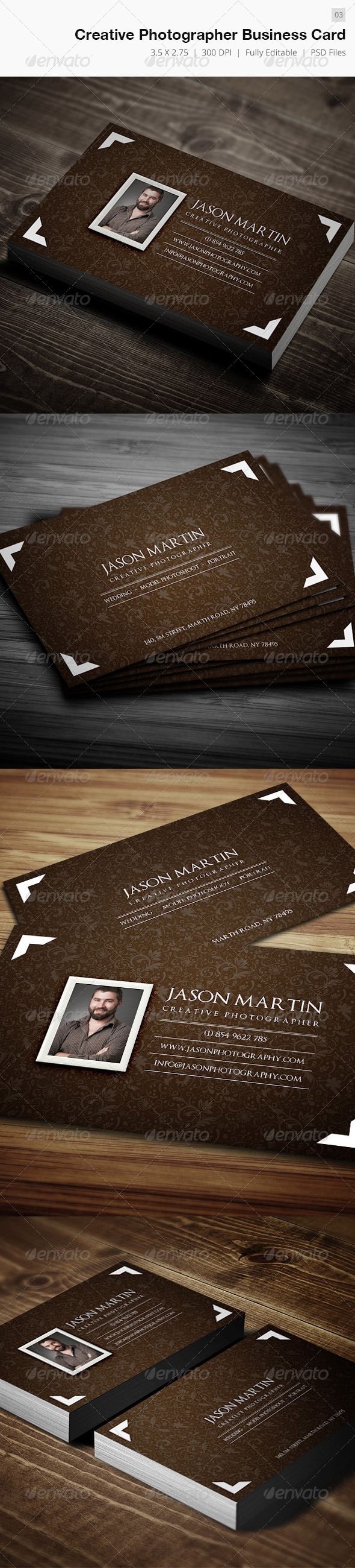Creative & Royal Photographer Business Card - 03 - Creative Business Cards