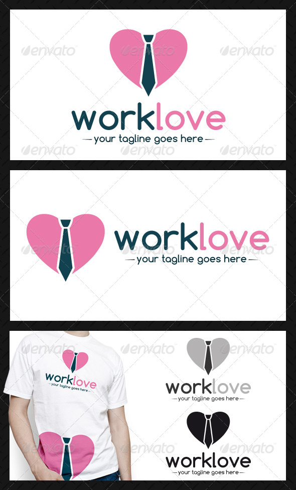 Work Love Logo Template - Objects Logo Templates