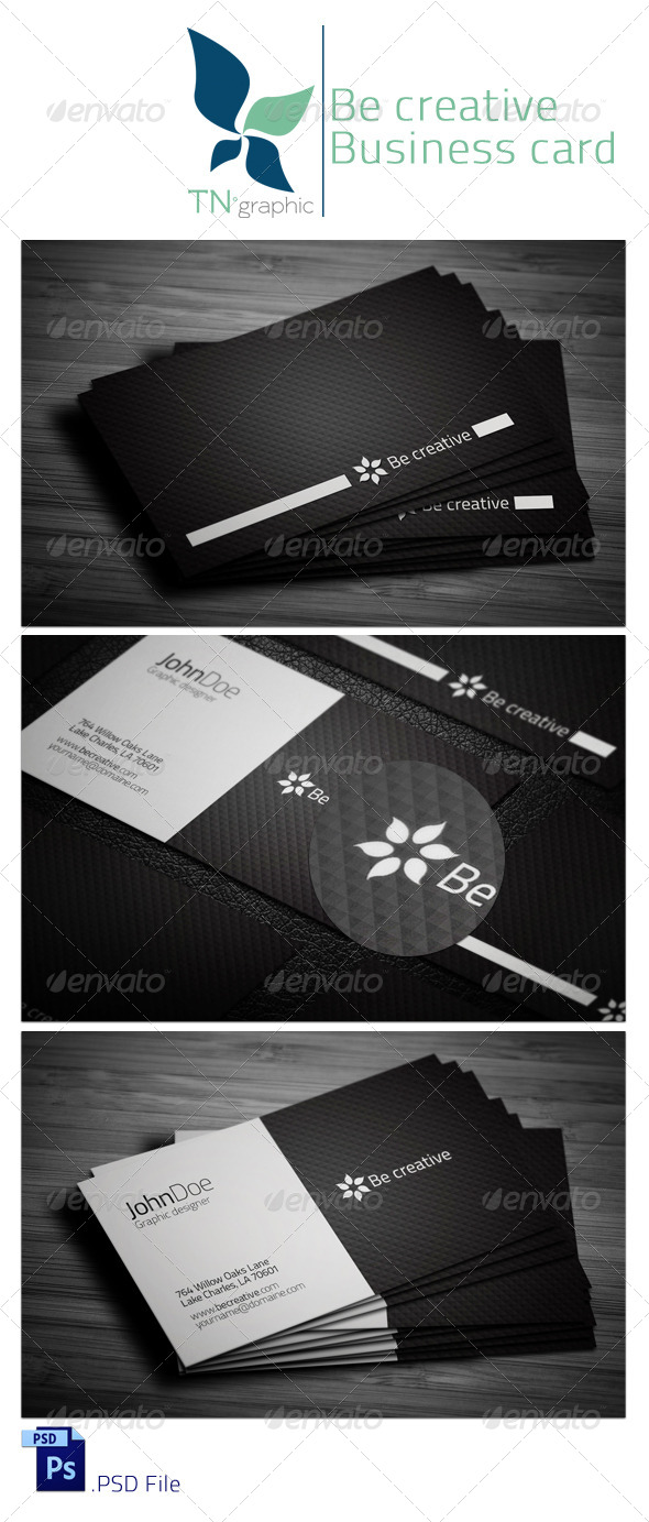Be Creative II business Card - Creative Business Cards