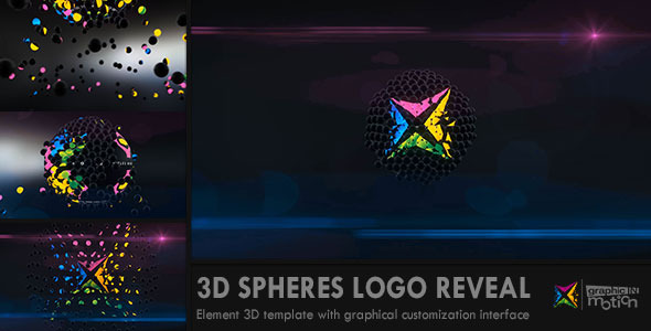 3D Spheres Logo - VideoHive 4645383