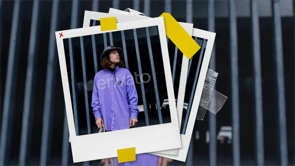 Photo Frames Transitions Elements template preview