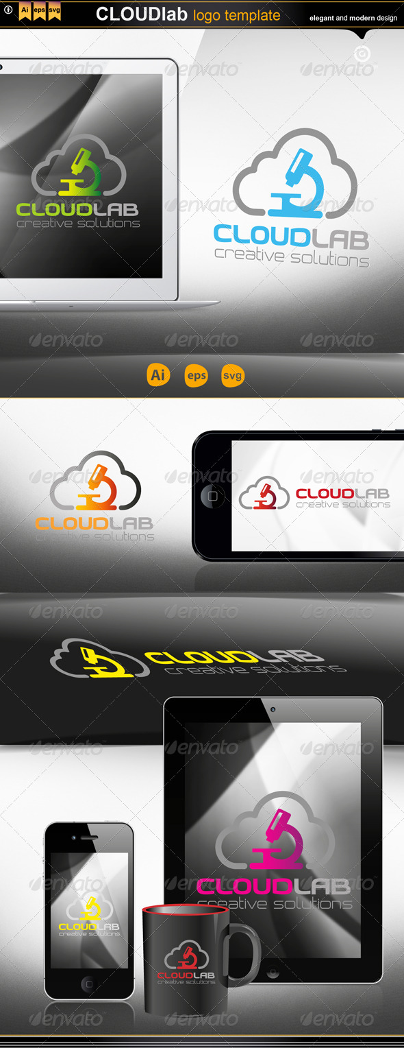 Cloud Lab - Logo Templates