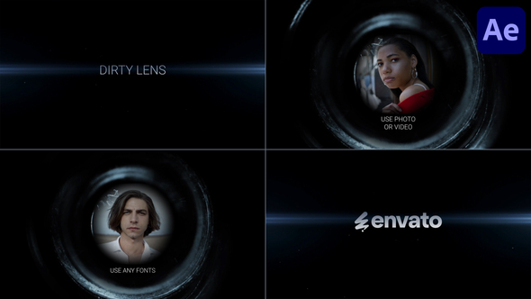 Dirty Lens for After Effects Openers template preview