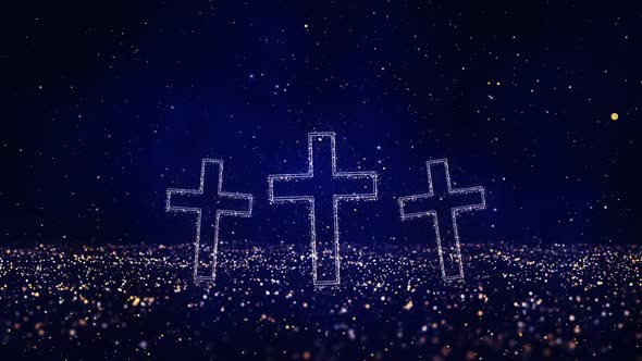 Worship Cross Particles 3