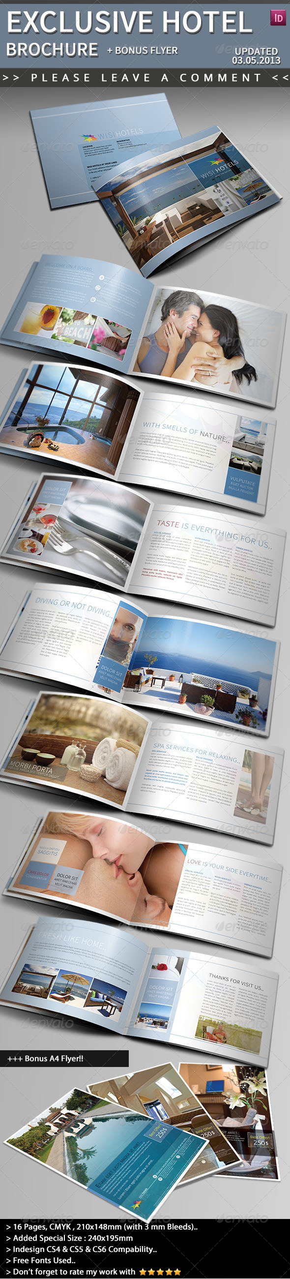 Exclusive Hotel Brochure - Informational Brochures