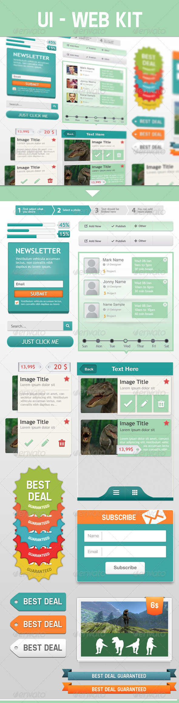 Ui Kit - Web Elements - User Interfaces Web Elements